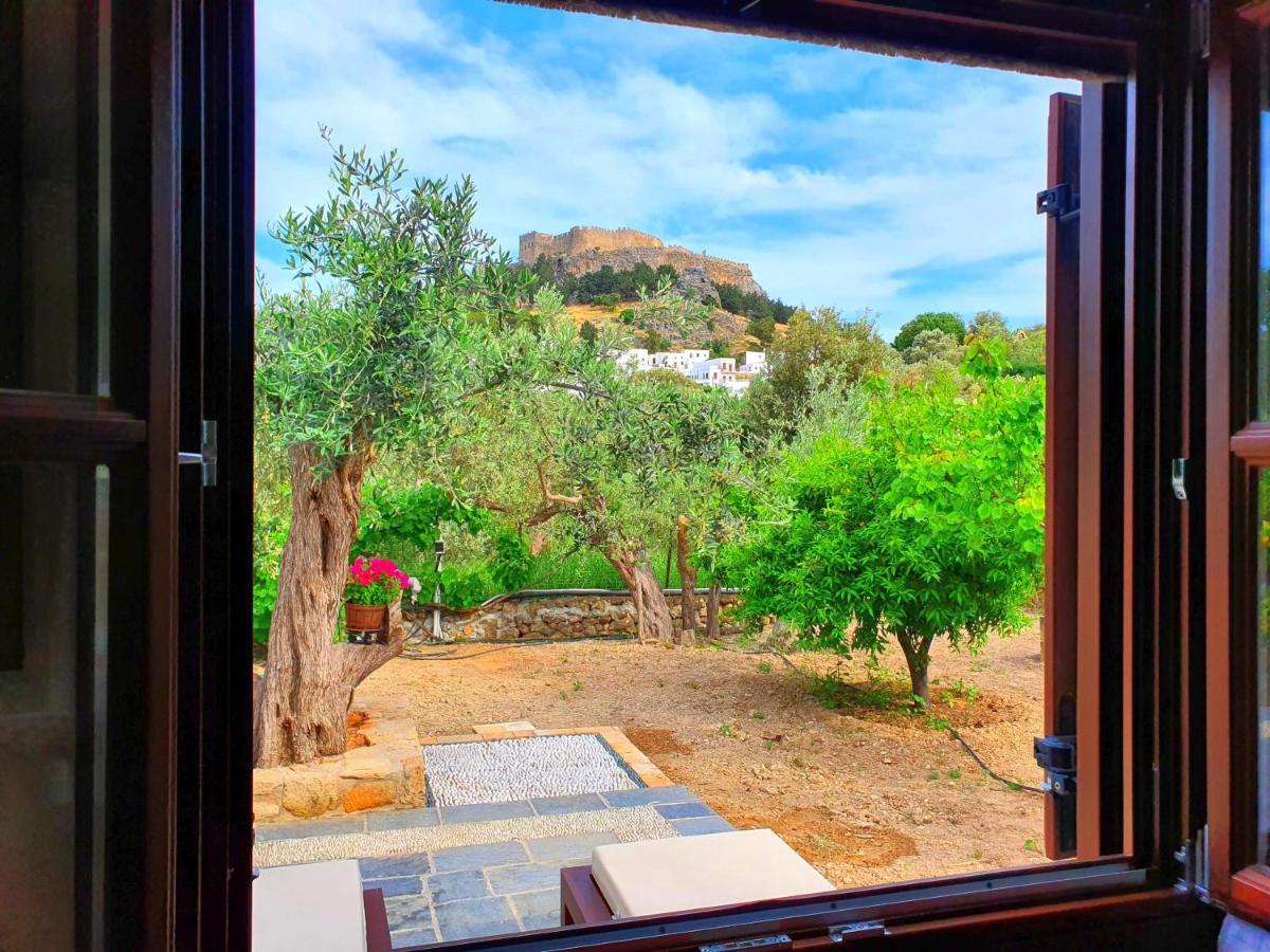 Galini View Apartments Lindos ภายนอก รูปภาพ