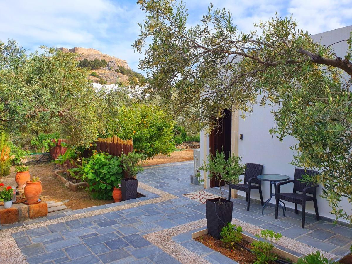 Galini View Apartments Lindos ภายนอก รูปภาพ