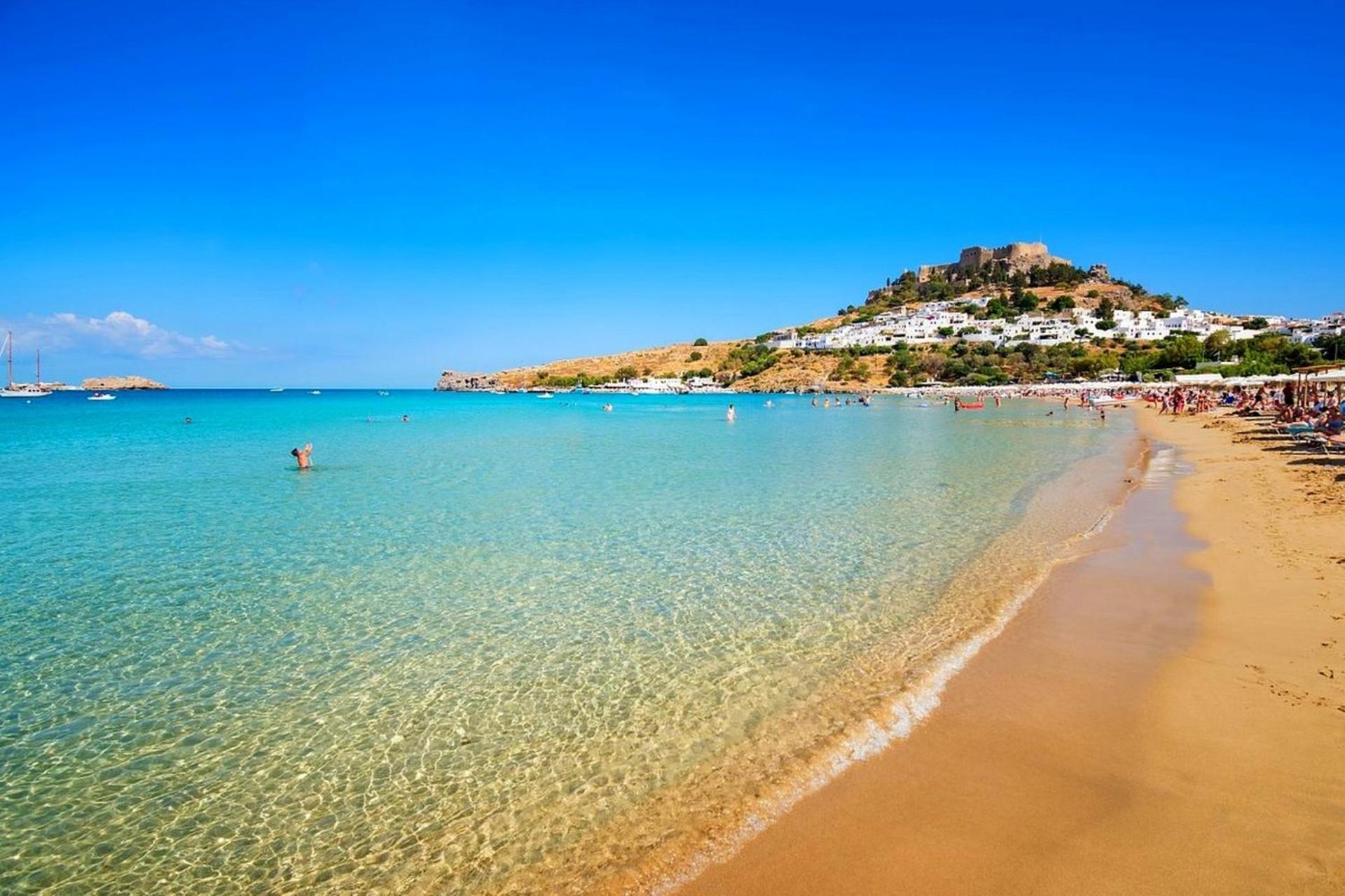 Galini View Apartments Lindos ภายนอก รูปภาพ