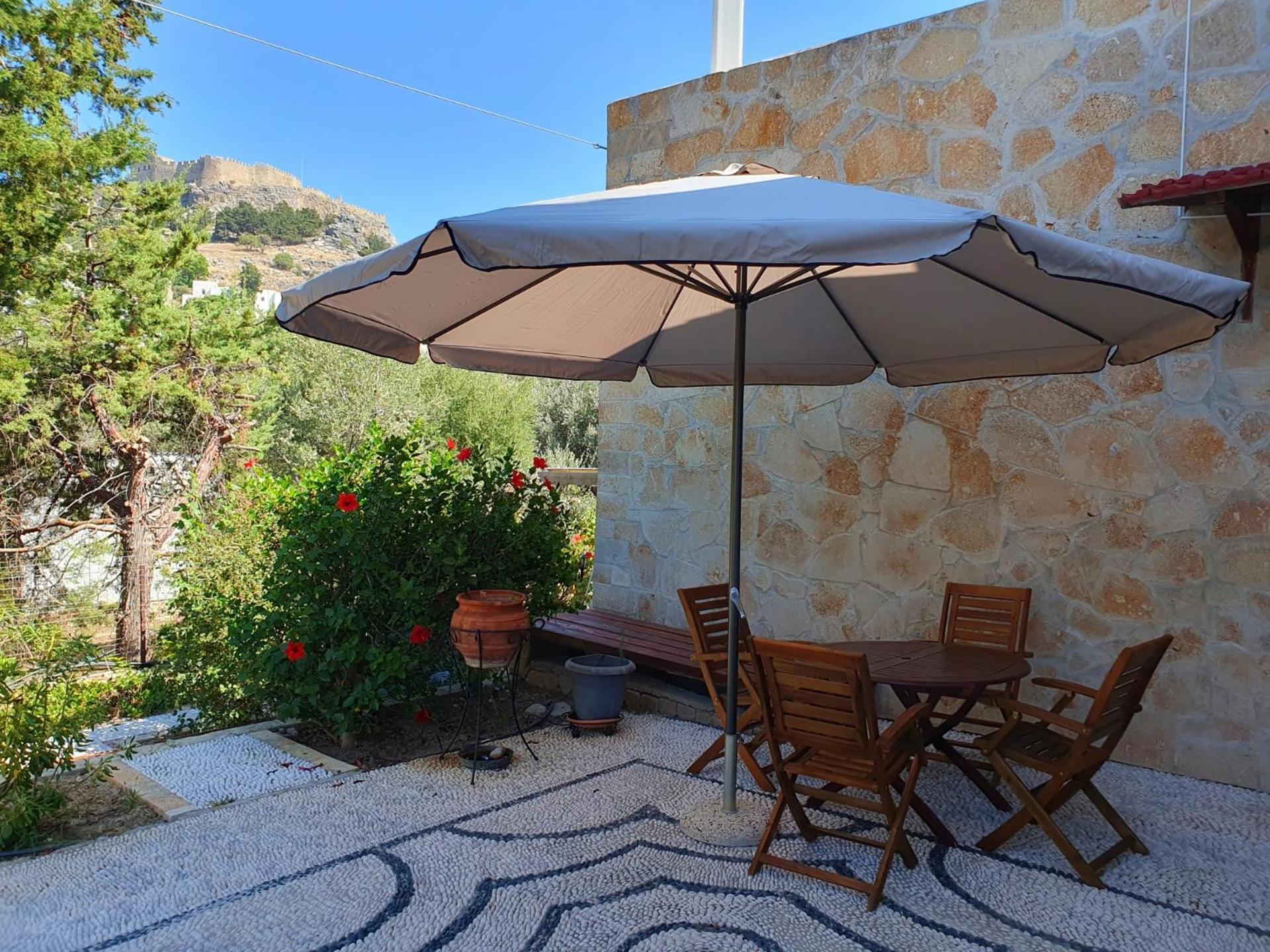 Galini View Apartments Lindos ภายนอก รูปภาพ