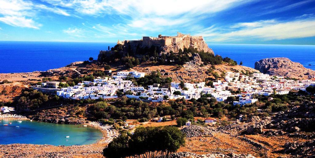 Galini View Apartments Lindos ภายนอก รูปภาพ
